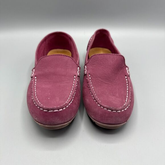 Sperry Bay View Slip On Leather Womens Pink Flat Casual Size 6.5 - Picture 2 of 10